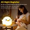 Duck Night Light, Cute Duck Gift for Girls, Duck Lamp Gift for Girls, Bedside Lamp for Nursery, ABS+SIL Touch Control, Portable, Rechargeable,