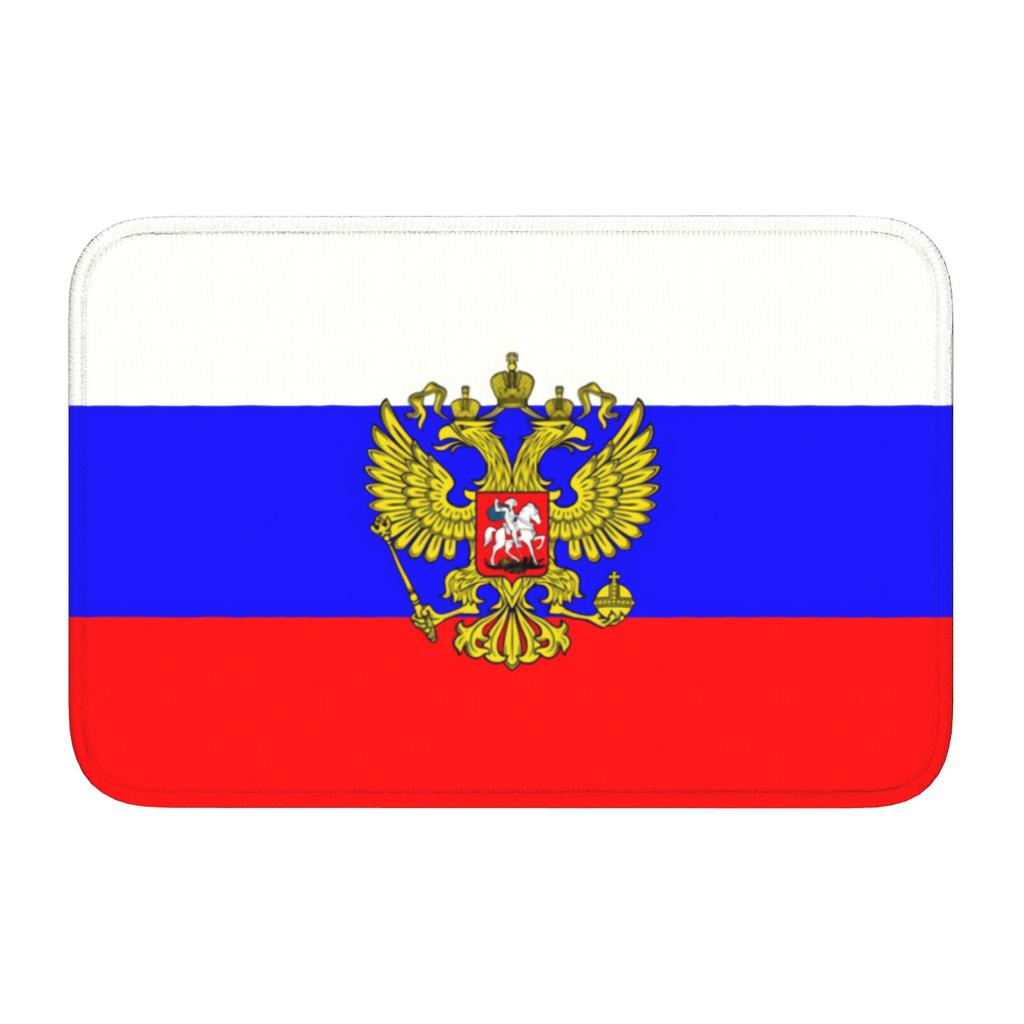 Custom Russian flag Doormat Non-Slip Entrance Kitchen Bath Door Floor Mats  Garden Rug Carpet Footpad