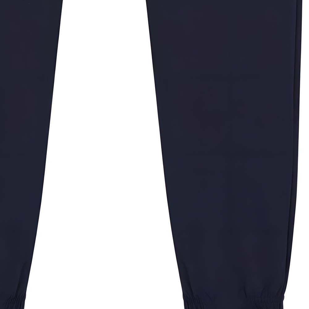 Emporio Armani EA7 SS25 Solid Color Logo Letter Elastic Waist Tapered Jogger Pants Men Bottoms Navy-Blue 7M000233-AF13512-UB1002
