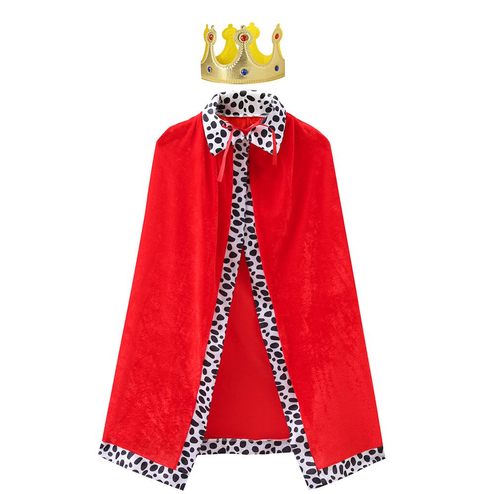 Kids' Royal Cloak - Halloween Cosplay Costume for Parent-Child