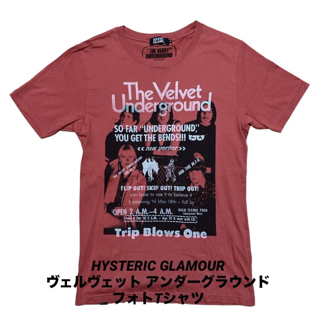

[USED] Used Hysteric Glamour Velvet Underground photo T-shirt
