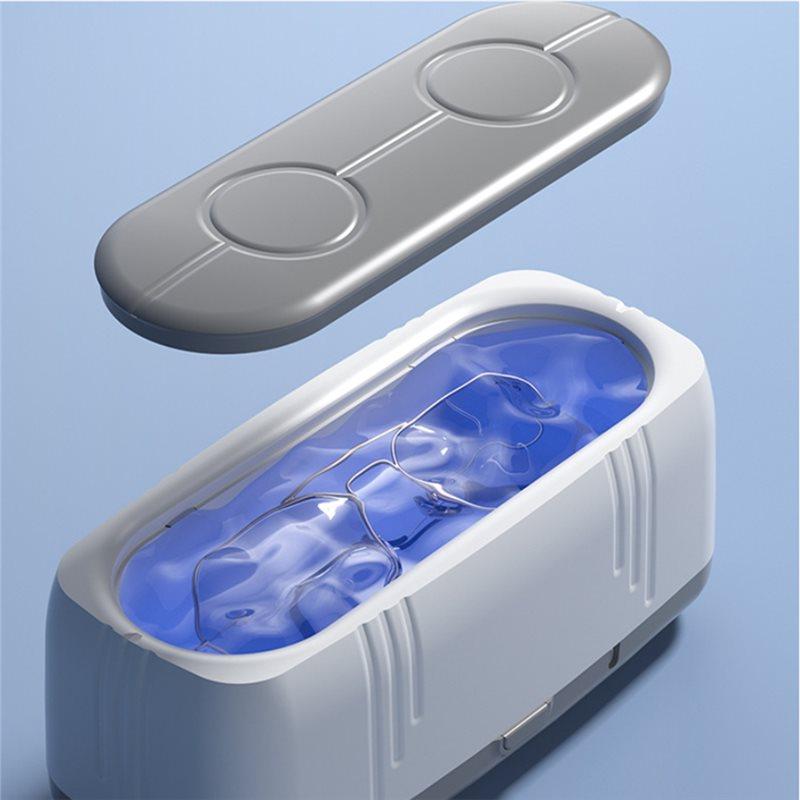 A78E-USB Powered 360° Cleaning Glasses Blue Light Irradiation Multifunctional Jewel Cleaner Fully Automatic Dirt Removal Jewelry