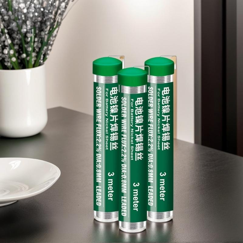 3Pcs Soldering Wire for Battery Metal Board Welding Super Solder Paste Line Seal Roll Electronics Project