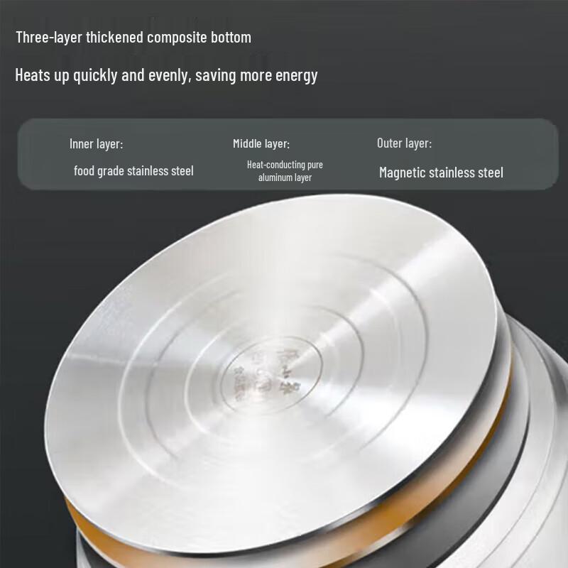 Zhang Xiaoquan 30cm Double-Layer Stainless Steel Steamer