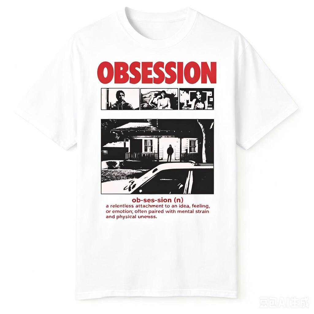 Obsession Movie  Gothic Tshirt Unisexs Womens Summer Cotton Clothing Fashion Oversize Shortsleeved Top Unisex Streetwear