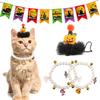 Halloween Pet Atmosphere Costume Accessory Set Halloween Cat Dress Up Pet Transformation Dress Up