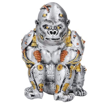 Statua di Animali Punk Meccanici Design Industriale Steampunk Scultura di Gorilla Artigianato in Resina