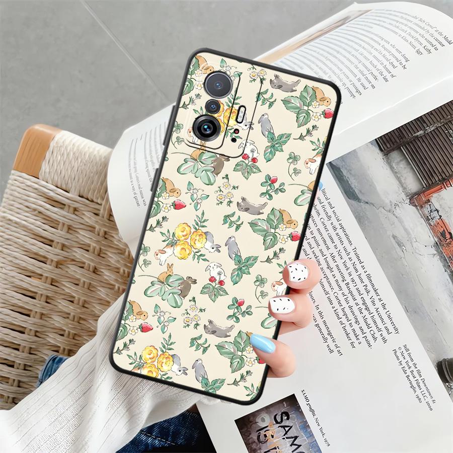 Cartoon Butterfly Funda Phone Cover Case for Xiaomi Mi 12X 11 14 11T 10T 13 Lite 12T Pro 12