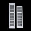 80*200/80*300/80*350 Silver Air Vent Louvred Grill Cover Ventilation Grille Ventilation Grille For Cabinets Wardrobes Cupboard