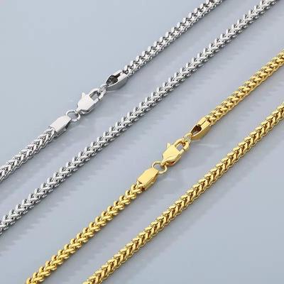 Colier Os de Dragon de 20 de inci, la mare căutare - Cupru placat cu aur și argint 6mm Bijuterii
