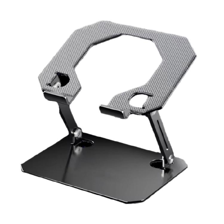 

Metal Tablet Holder for Home Office Kitchen Travel with Easy Foldable Features for 11in/12in Notebook Support