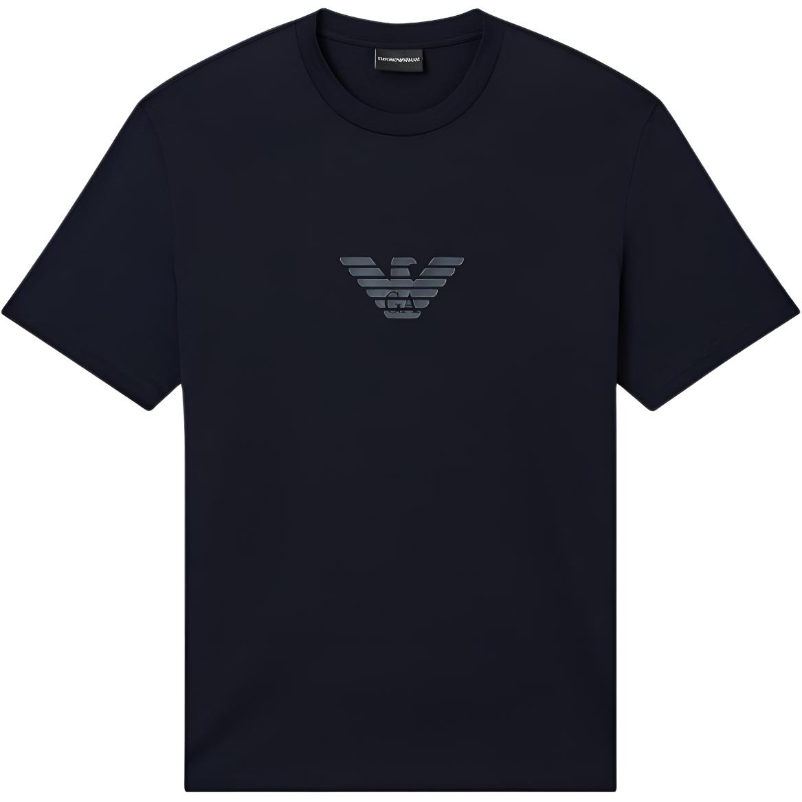 

Emporio Armani Ss26 Логотип Пуловер Короткий рукав Звичайний крій Футболка Чоловічі Футболки EM004583-AF13669-MB561 S