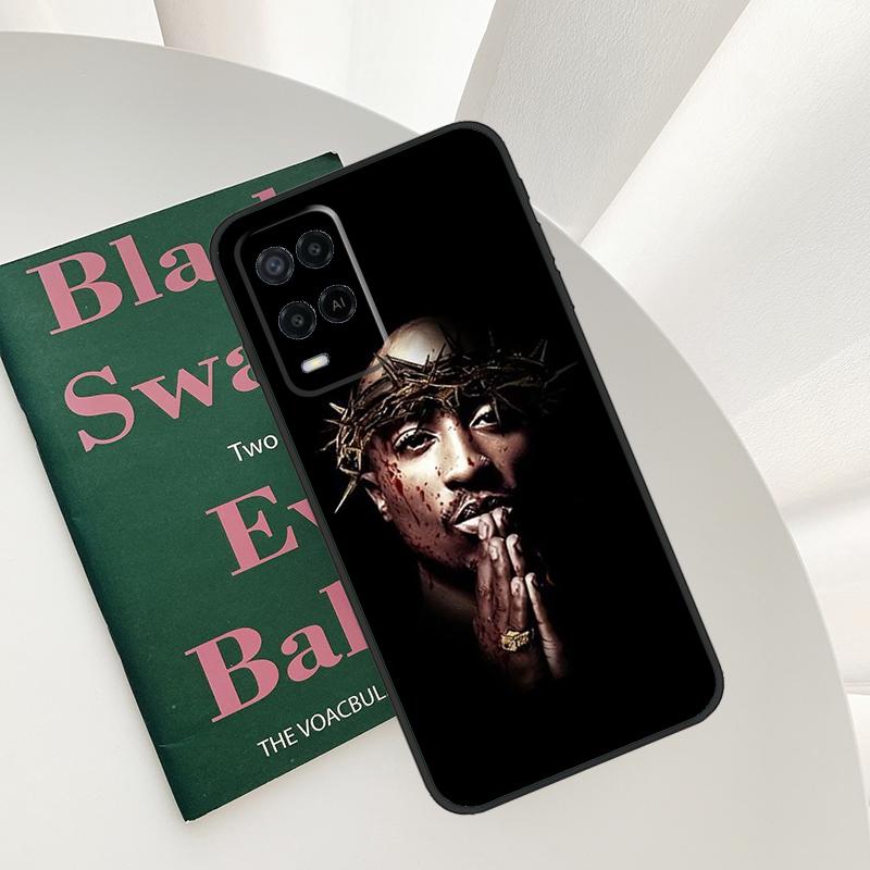 Rapper 2pac Singer Tupac Case For Oppo A52 A72 A76 A96 A54 A74 A94 A54S A57S A58 A78 A98 A57 A77 A15 A16 A17 Cover
