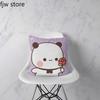 Cute Bear Bubu Dudu Pillowcase Fashionable Anime  Sweet Couple Gift  Sofa Room Bedside Home Decoration