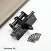 4-Inch Invisible Door Spring Hinge: Automatic Closing and 90-Degree Positioning for Wooden Doors