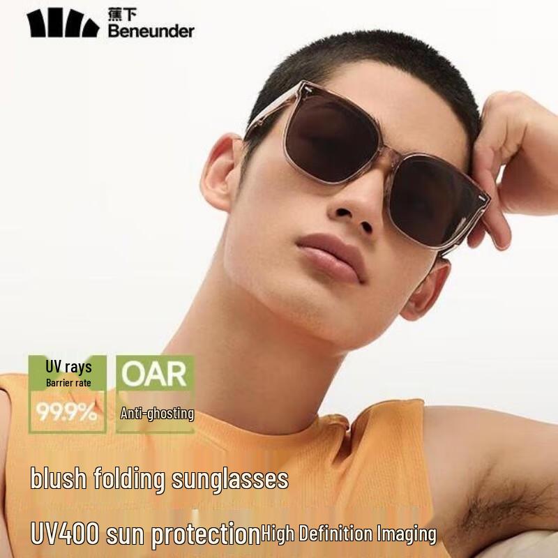 

Unisex Large Frame Foldable Sunglasses