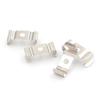 4Pcs T5 Fluorescent Tube Lamp Holder Bracket Clips Socket Silver