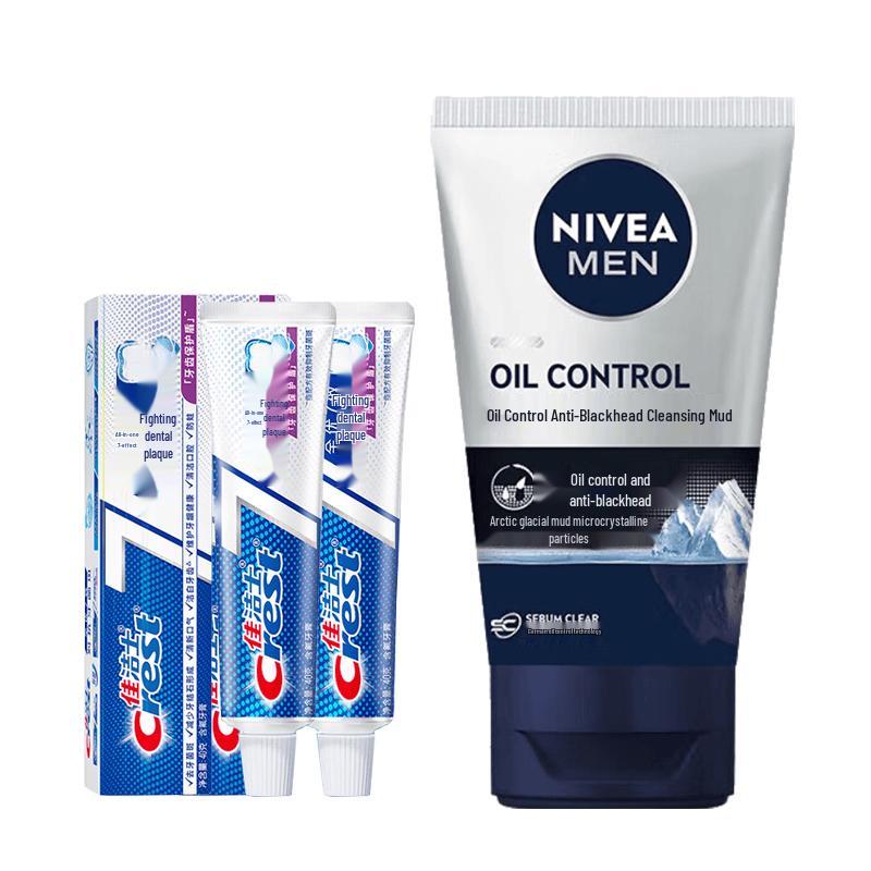 Crest & Nivea Men s Essential Care Bundle