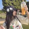 Cute Little Panda Bucket Hat Sunscreen Basin Hat Breathable Fisherman Hat  Fishing