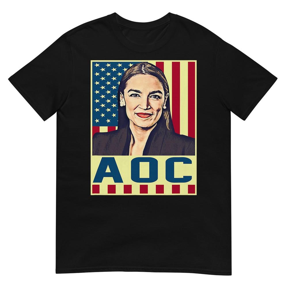 AOC Александрия Окасио-Кортес Поп-арт Винтаж США Америка Футболка 2XL