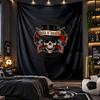 Wall Hanging Tapestry Guns N’ Roses Print Cloth for Living Room Bedroom Home Decor
