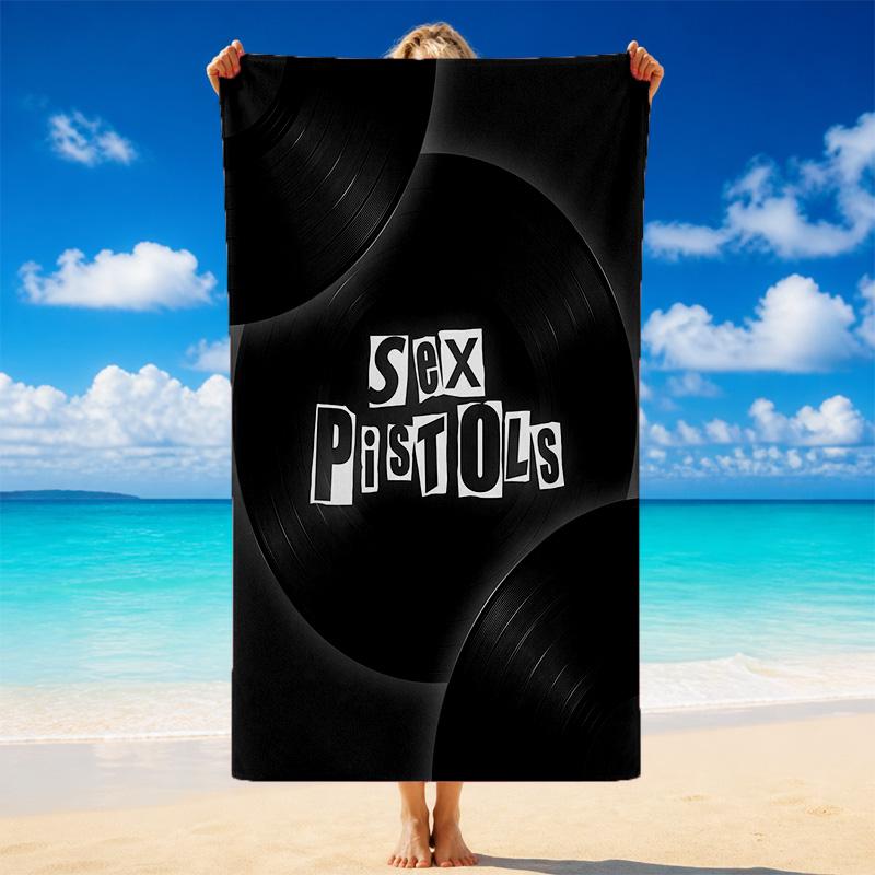 Sex Pistols Print Microfiber Beach Towel Sand?Resistant Lightweight Towel For Swimming Outdoor Travel Use