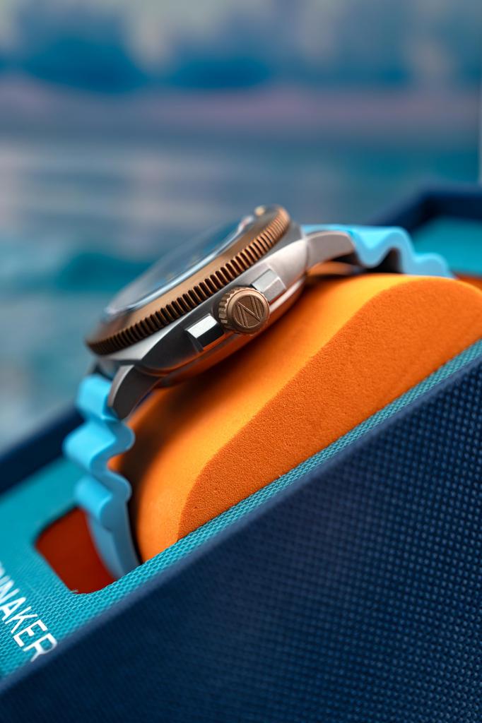 Watch Haru Titanium Bronze Blue [Spinikar] SP-5145-04 Men's [Used]