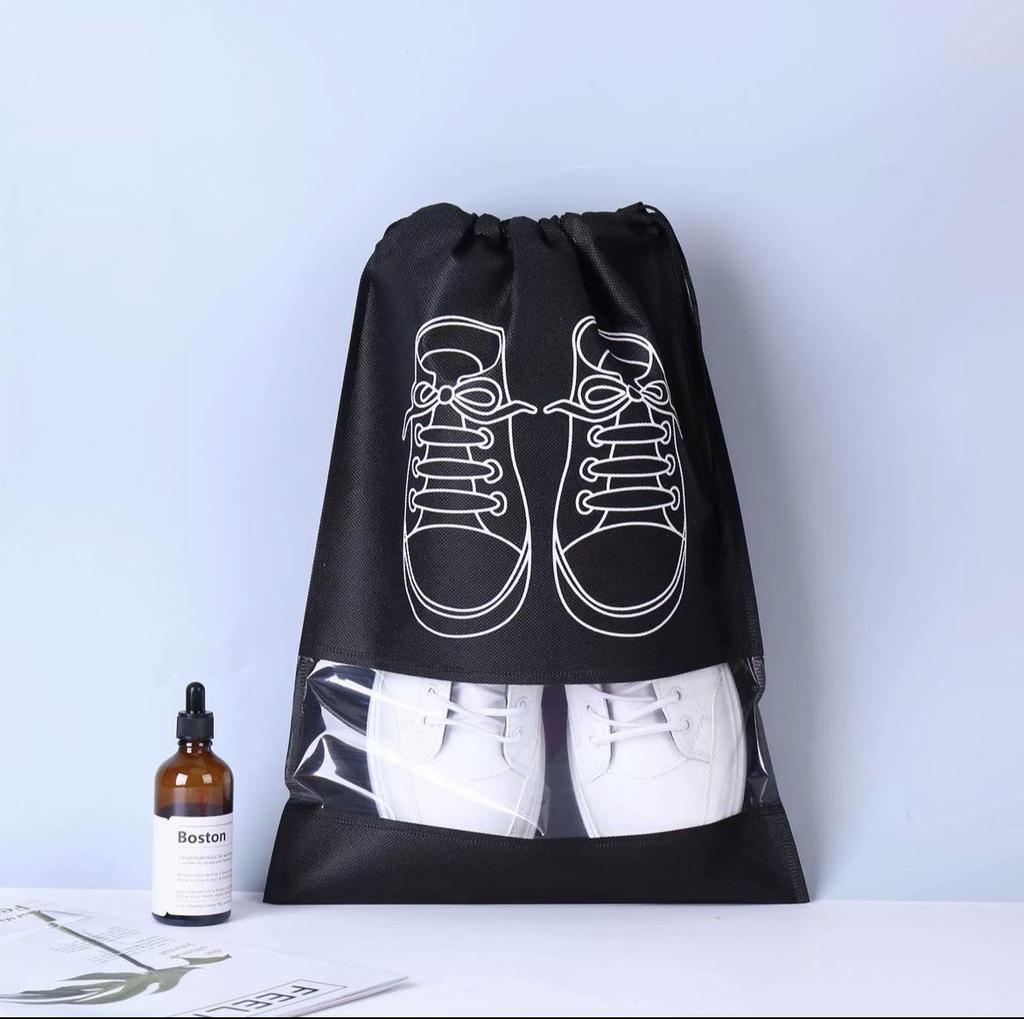Shoe Storage Bag: Anti-Yellowing, Transparent, Moisture-Proof, Travel-Ready Dust Cover