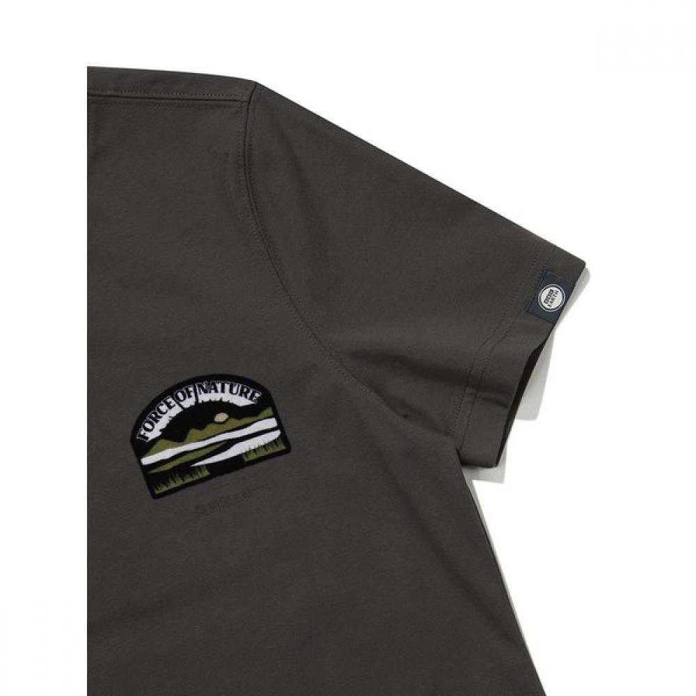 PlaneT Floppy T shirT  Charcoal 