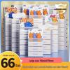 Cartoon Print Pocket Tissue: Student-Friendly Portable Wood Pulp Facial Napkins, Douyin Style.