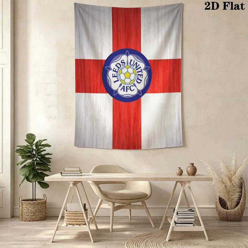 LUFC logo  Wall Hanging Printed Fabric Blanket Decorative Tapestries for Bedroom Living Room Home Decor
