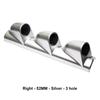 Supporto per Pod Portastrumenti Universale per Auto 52/60mm Montaggio su Montante A Triplo 3 Fori Pod per Strumenti Tazza per Strumenti Cruscotto ABS Nero Accessorio per Auto