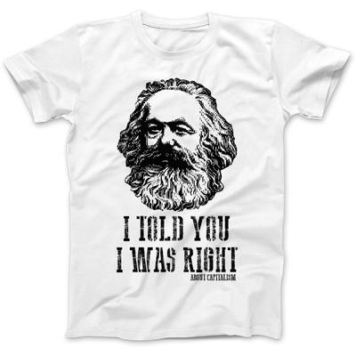 Karl Marx Kapitalismus Kommunismus Unisex T-Shirt Sozialismus Marxismus