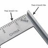 7" British Tripod Aluminium Angle Protractor for Woodworkers Carpenter's Tools 90 Degree Thick Leather Woodworker's Right Angle
