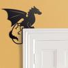 New Cute Dragon Metal Door Topper