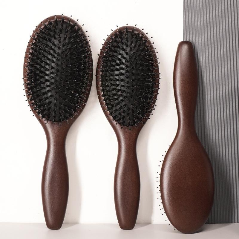 Bristle Beech Air Cushion Comb Round Comb Broach Hairdressing Comb Head Massage Cleaning Air Bag Comb
