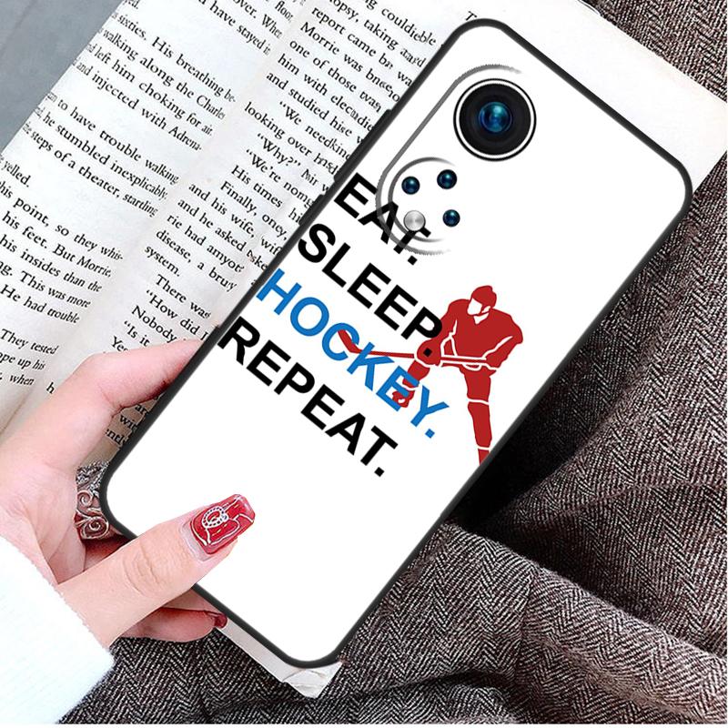 Ice Hockey Player Case For Honor Magic 5 Lite 6 Pro 50 70 90 Honor X8b X9b X6 X7 X8 X9 X6a X7a X8a X9a Cover