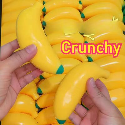 Jouets à presser Banane Croquante Moelleuse Aliments Simulés Doux Jouets Anti-Stress Fidgets Rebond Lent Jouet Anti-Stress