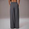 Temperament Modisch Pendler Fließende Weitbeinige Hose Damenhose und Freizeithose