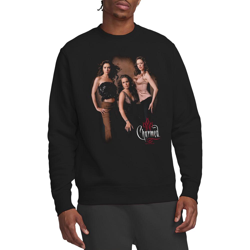 Charmed Unisex Adult Three Hot Witches Sweatshirt