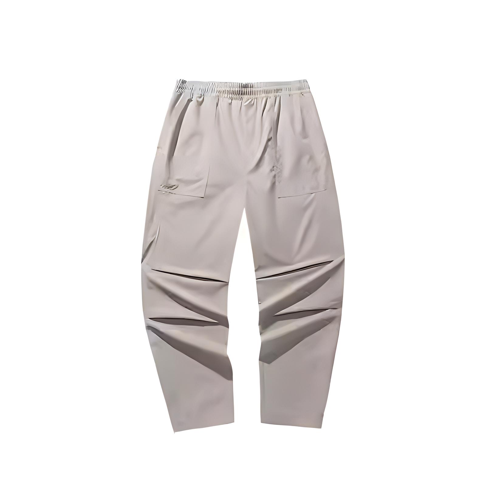 

Anta Earth Shell 2.0 Outdoor Series Solid Color Mid-Rise Drawstring Comfortable Breathable Versatile Loose Knit Sports Pants Men bottoms 952516502-1 2XL