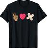 Peace Love Wound Care Nurse RN Appreciation Gifts T-Shirt