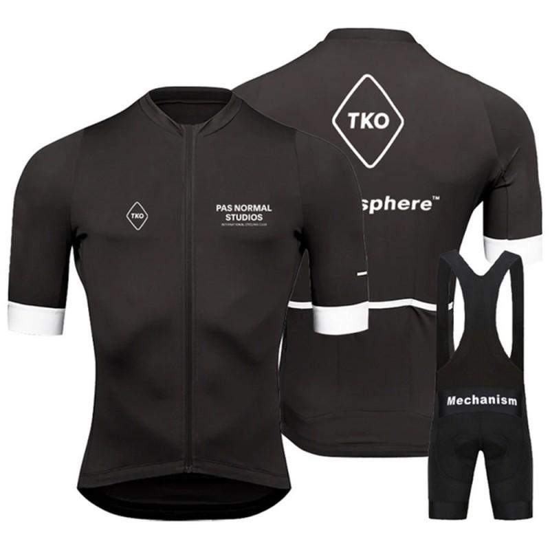 Tuta da Ciclismo PNS Strada Mountain Bike Equitazione Uomo Maglia Manica Corta Salopette Pantaloncini Imbottitura 20D