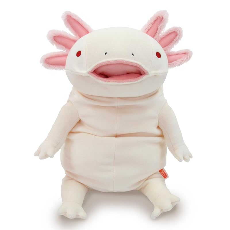 

Shinada Global Mochi Series Mochi Upa Ivory (L) 22 x 22 x 30cm Plush Axolotl Animal MOUP-0350IV