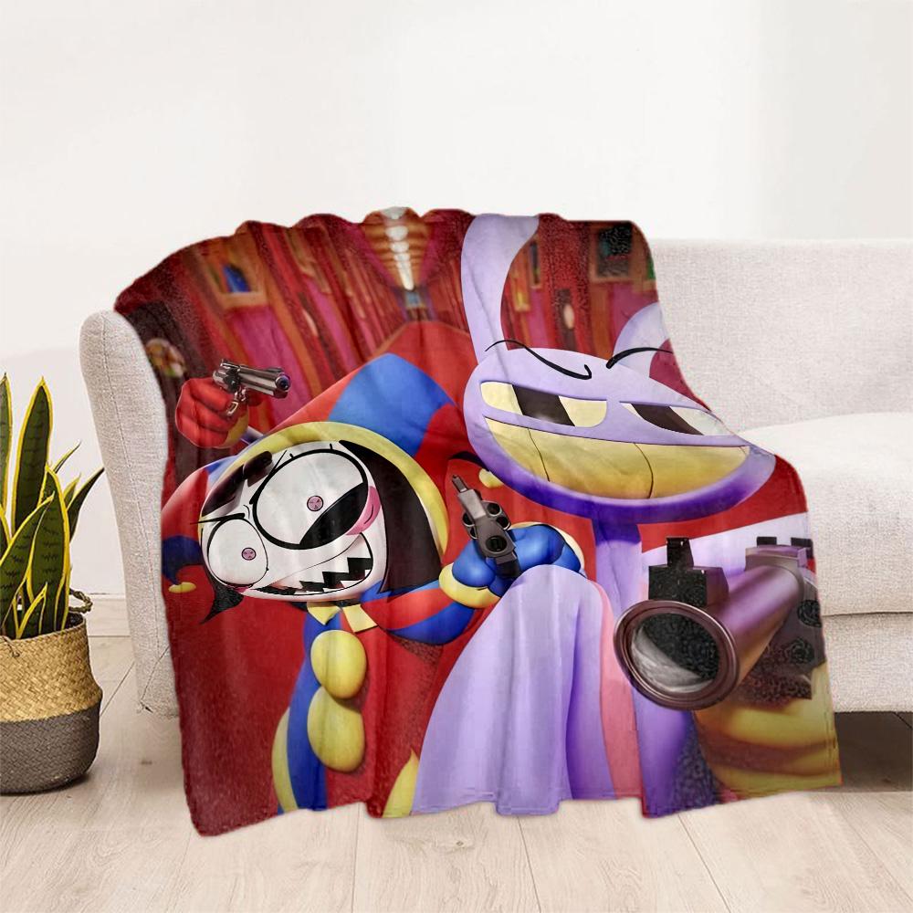 Digital Circus Blanket Soft Warm Cozy Suitable for Couch Office Chair Chair for All Seasons Warmthful Decor Best Holiday Gift for Friends Family