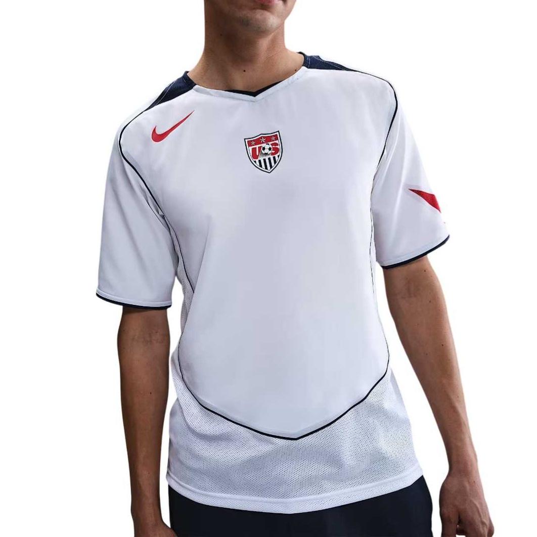 Nike Total 90 USA Reissue Jersey White Navy Red Men s HV4429-100 L