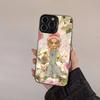Sarah Kay Girls Cute Frosted Phone Case For IPhone 17 16 15 14 Plus 13 12 11 Pro Max X Xs XR Silver Hard Cover