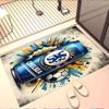 Football Club F.C Print Rug, Washable Floor Carpet, For Entryway Dorm Laundry Room Office Study, Home Decor Birthday Christmas Gift
