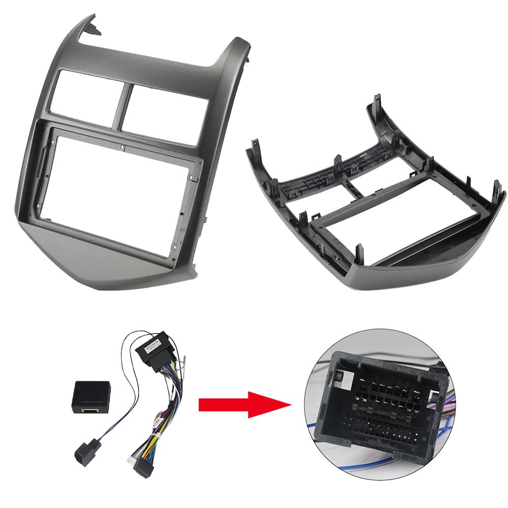 Android Carplay Autoradio für Chevrolet Aveo 2 Sonic T300 2011-2015 Multimedia-Player Head Unit Stereo GPS-Navigation BT WIFI 4 + 64 GB