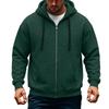 Men's Casual Zip-Up Hoodie Loose Fit Long Sleeve Sweatshirt for Fall Winter